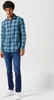 Wrangler LS 1 Point Shirt Herrenriegel Hemd Hydro Indigo Produktbild-Vorschau 6