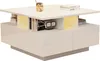 STILVORA 70×70×40cm Couchtisch hochglanz wohnzimmertisch Produktbild-Vorschau 10