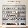 HOMCOM Schuhschrank, Schuhregal mit Verstellbaren Ablagen, Produktbild-Vorschau 4