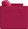 vidaXL Bodensofa mit Schlaffunktion Weinrot 122x204x55 cm Produktbild-Vorschau 6
