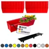 BURI 12 inserts de jardinières pour palettes Euro avec Voir les images du produit 1