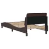 Bettgestell "Dover" Dunkelbraun 90x200 cm Stoff Produktbild-Vorschau 6