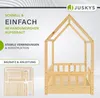 Juskys Kinderbett Marli 90 x 200 cm - Rausfallschutz, Produktbild-Vorschau 4