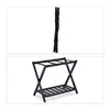 Porte-bagages Relaxdays, pliable, en bambou, H x l x P : 59 Voir les images du produit 9
