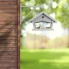 Relaxdays Mangeoire en bois, mangeoire à suspendre, Voir les images du produit 2