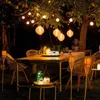 Solar Laterne Outdoor LED Lampion Nylon Gartenleuchte Produktbild-Vorschau 4