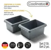 Coolinato Silikon Mini Brot- und Kuchenbackform 500g  Set Produktbild-Vorschau 1