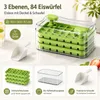 84 Eiswürfel Eiswürfelform Set, Eiswürfelbehälter mit Produktbild-Vorschau 4
