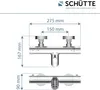SCHÜTTE vaňová batéria LONDON, vaňový termostat, vaňová Náhľad obrázku produktu 7