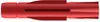 A red all-purpose wall plug is shown against a white background. Anteprima dell’immagine prodotto