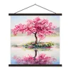 MuchoWow® Textilposter Gemälde - Blüte - Wasser - Ölgemälde Produktbild-Vorschau 1