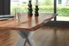 Esstisch Baumkante massiv Akazie natur 280 x 100 silber Produktbild-Vorschau 5