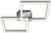 A modern LED ceiling light with a glitter effect. Produktbild-Vorschau