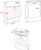 Wiltec Kit 2x Boîte aux lettres V4 & Porte-journaux avec Voir les images du produit 7