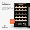 Klarstein Smart vinotéka, 1zónová vinotéka s prosklenými Náhled obrázku produktu 6