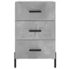 vidaXL Nachttisch Betongrau 40x40x66 cm Holzwerkstoff Produktbild-Vorschau 5
