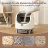 Litière autonettoyante Puluomis, 80 litres, XXL, ouverte, Voir les images du produit 9