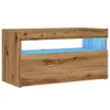 "Rabatt" TV-Schränke mit LED-Leuchten 2 Stk. Artisan-Eiche Produktbild-Vorschau 3