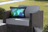 MuchoWow® Outdoor Kissen - Weltkarte - Aquarell - Produktbild-Vorschau 5