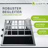 Juskys Alu Hunde-Transportbox L-X - 89x70x51 cm – Auto Produktbild-Vorschau 4