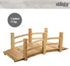 Drewniany mostek ogrodowy XXL, 150 x 67 x 55 cm, nośność Podgląd zdjęcia produktu 3