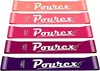 POUREX Fitnessbänder 5er Set, Latex, 5 Widerstandsstufen, Produktbild-Vorschau 1