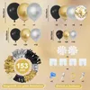 Guirlande de ballons noirs et dorés, kit pour arc, 153 Voir les images du produit 2