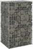vidaXL Mur de gabions avec couverture Acier galvanisé Voir les images du produit 8