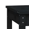 vidaXL Banc de jardin noir 80x44x45 cm pin massif Voir les images du produit 6