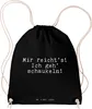 Mr. & Mrs. Panda Turnbeutel Mir reicht's! Ich geh'... - Produktbild-Vorschau 1