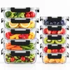 10-teiliges Glas-Frischhaltedosen-Set – Jede Dose mit einem Produktbild-Vorschau 1