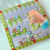 Magnetické bludisko s abecedou - parkovací dom Náhľad obrázku produktu 4