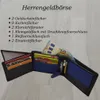 flevado Zweifarbige Herren Geldbörse Brieftasche German Produktbild-Vorschau 2