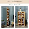 HOMCOM Lot de 2 étagères colonnes Armoire de Rangement Voir les images du produit 4