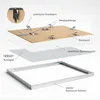 An exploded view diagram showing the components of a picture frame. Produktbild-Vorschau