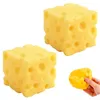 2er Set Käse Squishy Soft Toy, Stressball & Produktbild-Vorschau 1