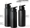 Vinsun Thermosflasche schwarz 1L - auslaufsicher, Produktbild-Vorschau 7