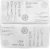 Sovie HORECA Serviette Elisabeth in Silber-Weiss aus Produktbild-Vorschau 4