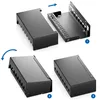 deleyCON 8 Port Patchpanel Set Patchfeld Verteilerfeld 1HE Produktbild-Vorschau 4