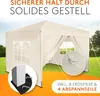 Kronenburg Faltpavillon 2x2m - Wasserfest, UV-Schutz 50+, 4 Produktbild-Vorschau 5