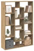 vidaXL Artisan dubová knihovna 102x29x143 cm materiál na Náhled obrázku produktu 4