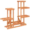 vidaXL Stojak na kwiaty 95x25x96 cm z litego drewna Podgląd zdjęcia produktu 6