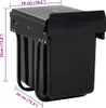 vidaXL Abfallsammler Soft-Close 20 L Produktbild-Vorschau 6