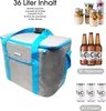 ToCi 36 Liter Kühltasche Isoliertasche Grau Thermotasche Produktbild-Vorschau 3