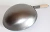 Wok Pfanne 32 cm Ø runder Boden Kohlenstoffstahl zum Produktbild-Vorschau 4