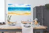 MuchoWow® Poster Strand - Meer - Aquarell 150x75 cm - ohne Produktbild-Vorschau 3