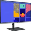 A Samsung monitor displaying a colorful, abstract graphic design. Produktbild-Vorschau
