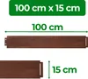 Dimensions of a wooden plank are shown with text labels. Podgląd zdjęcia produktu