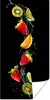 MuchoWow® Poster Obst - Wasser - Schwarz - Stillleben Produktbild-Vorschau 1