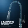 Wasserhahn Küche Ausziehbar mit Brause, 360° Drehbar Hoher Produktbild-Vorschau 6